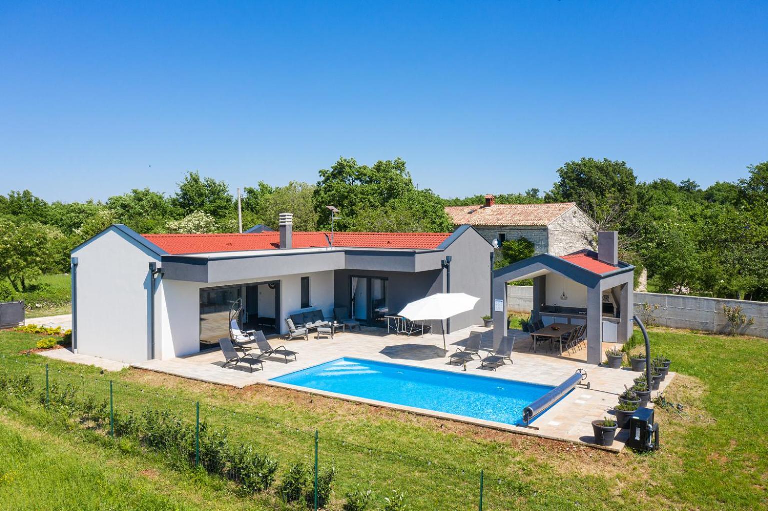 Vila Nora With Heated Pool Marcana Экстерьер фото