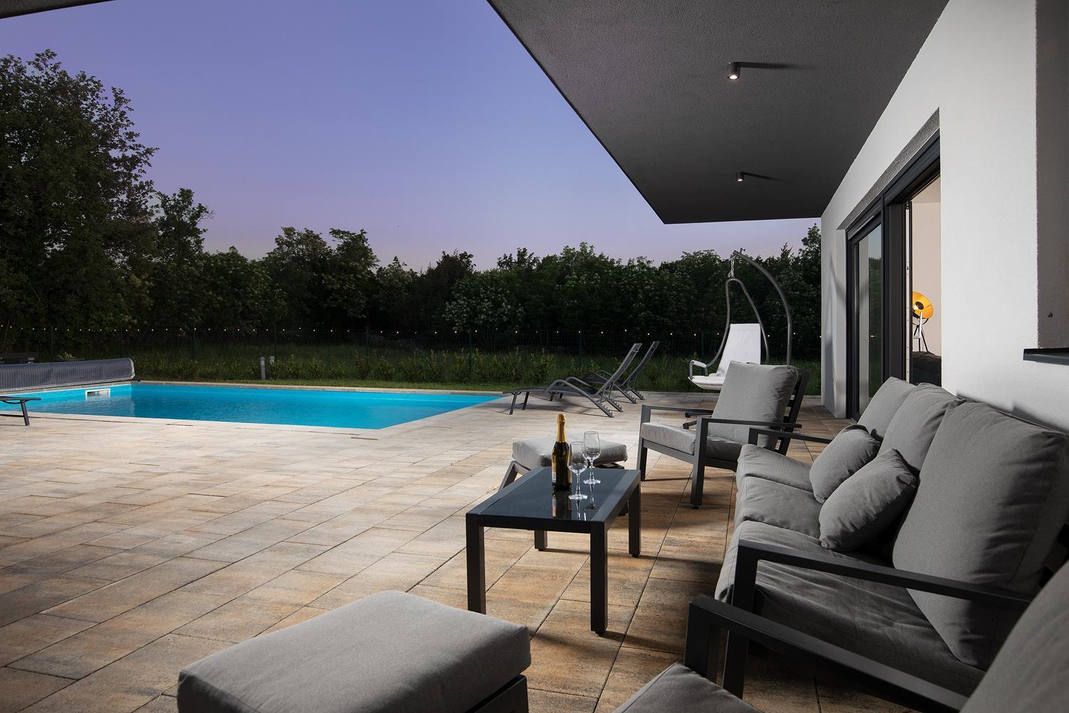 Vila Nora With Heated Pool Marcana Экстерьер фото
