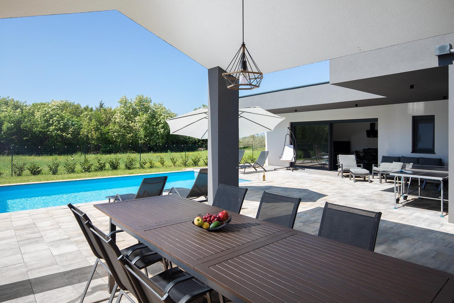 Vila Nora With Heated Pool Marcana Экстерьер фото